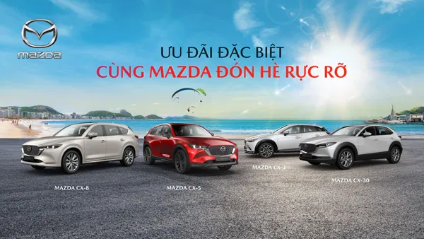 THÁNG 6/2025, MAZDA ƯU ĐÃI ĐẶC BIỆT CHÀO ĐÓN HÈ